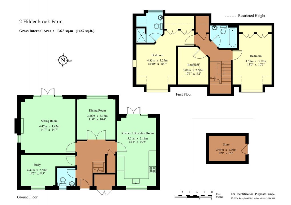 Floorplan for Hildenbrook Farm, Hildenborough, Tonbridge