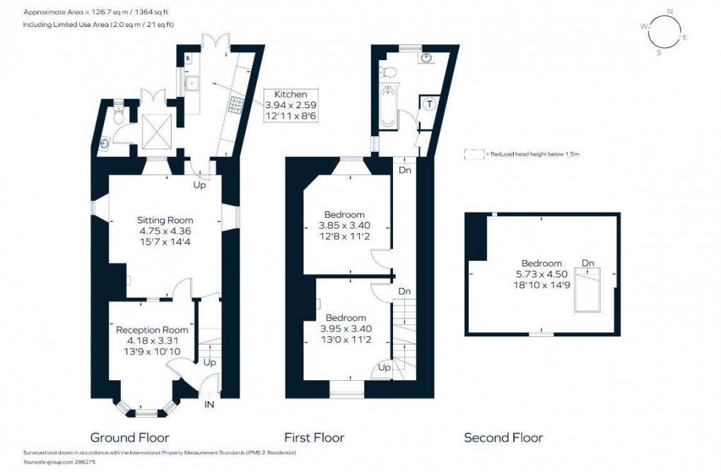 Floorplan for Overlooking The Green, Westerham