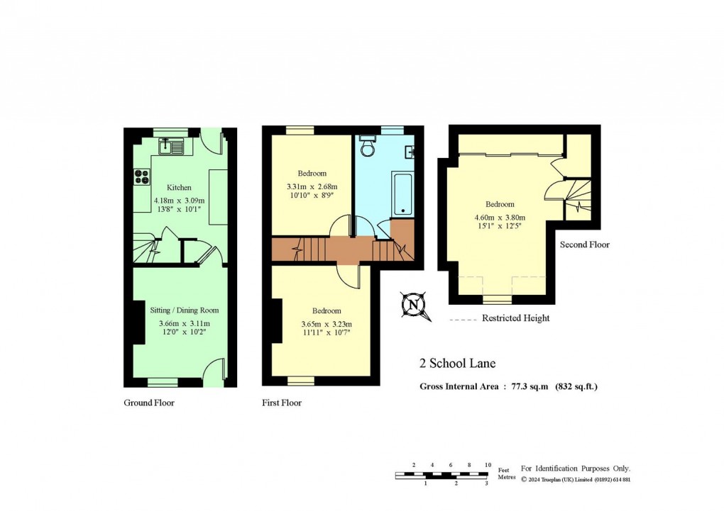 Floorplan for School Lane, Hadlow