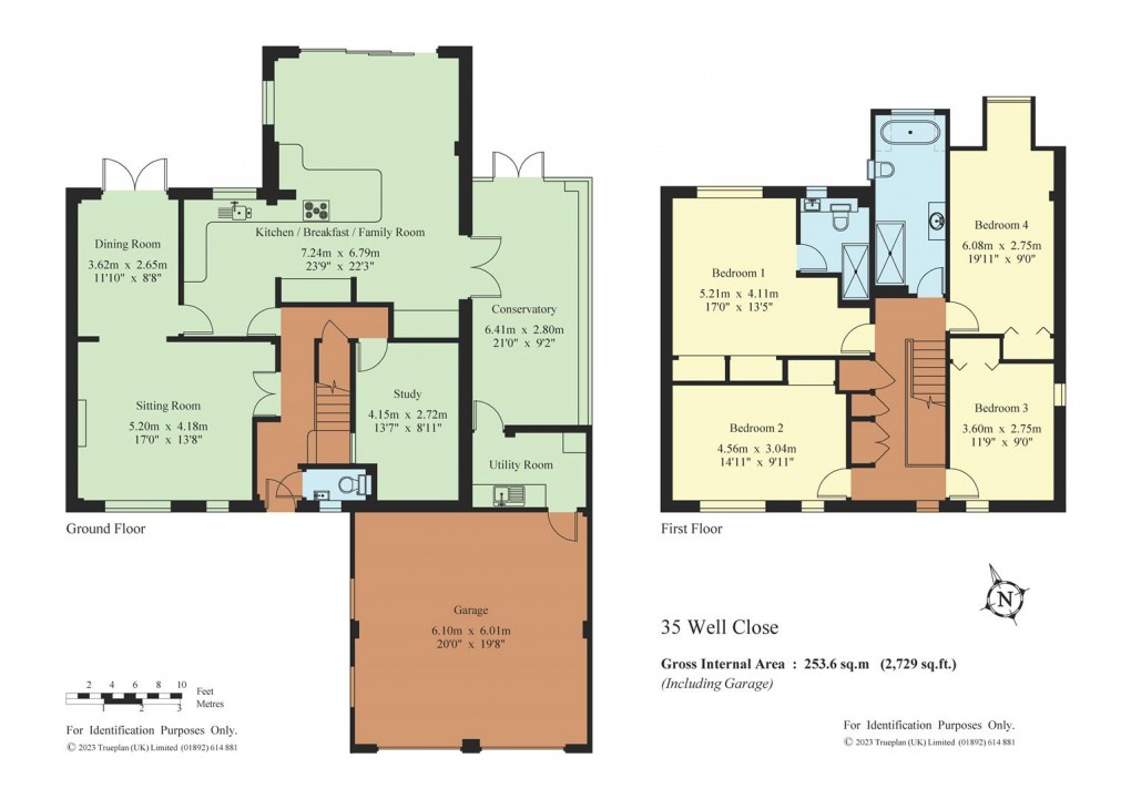 Floorplan for Well Close, Leigh