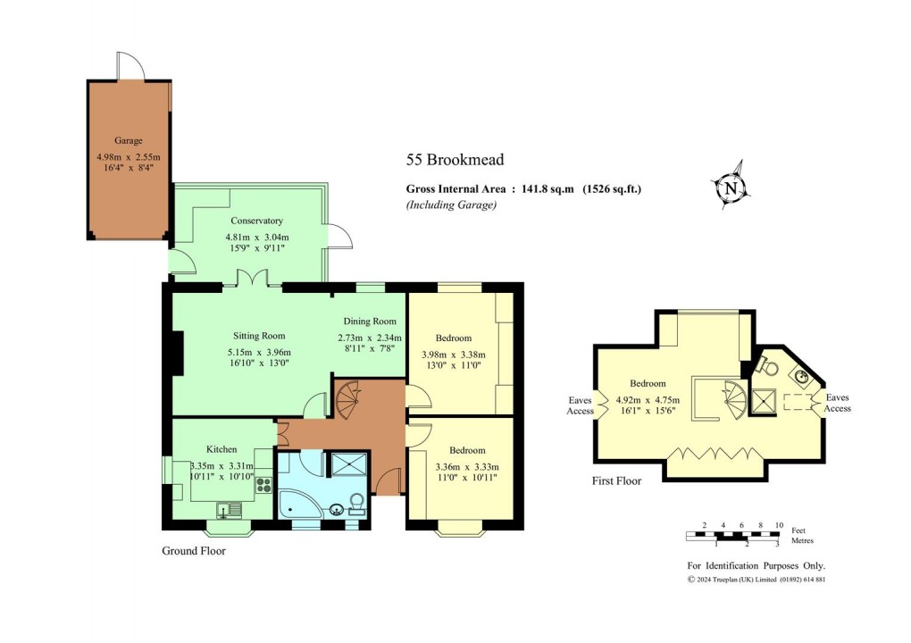 Floorplan for Brookmead, Hildenborough
