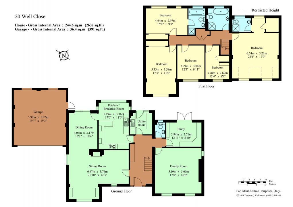 Floorplan for Well Close, Leigh