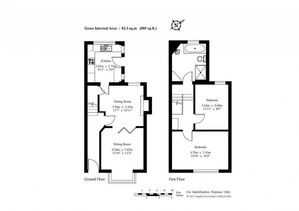 Floorplan for Old Lane, Tatsfield