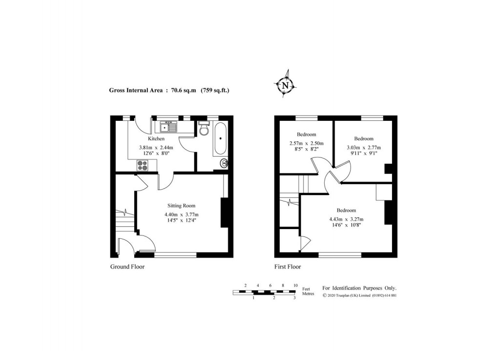 Floorplan for Pipers Green Road, Brasted Chart