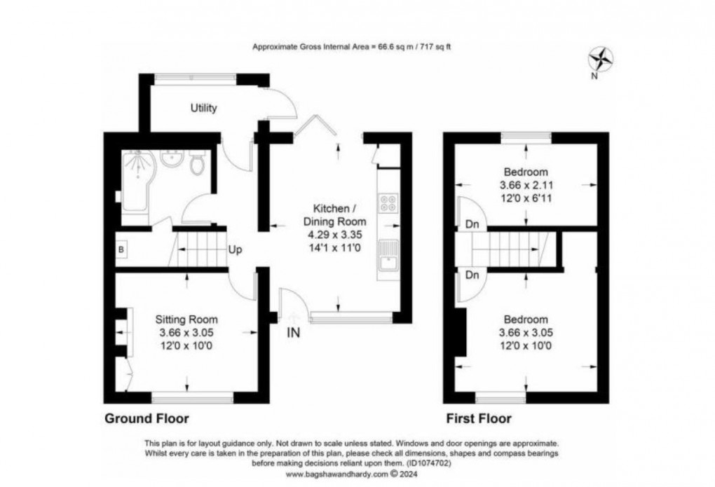 Floorplan for Four Elms Road, Four Elms, Edenbridge