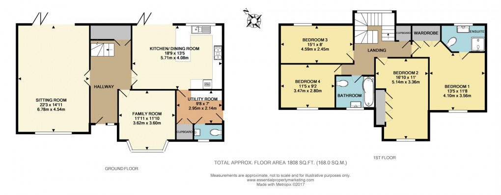 Floorplan for Viewlands Avenue, Westerham