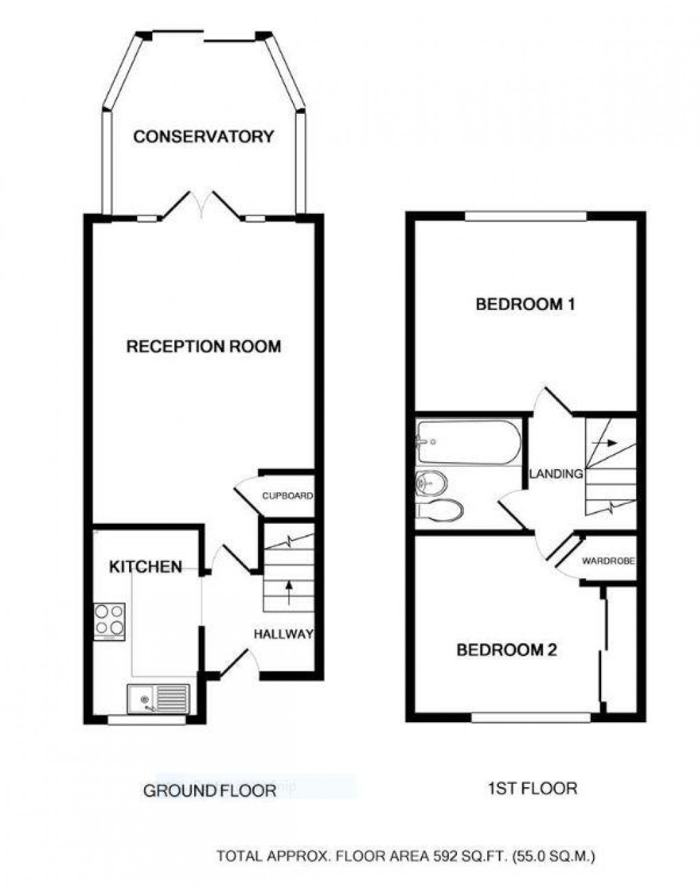 Floorplan for Black Eagle Close, Westerham