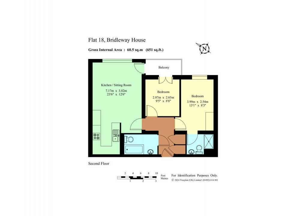 Floorplan for Cannons Wharf, Tonbridge