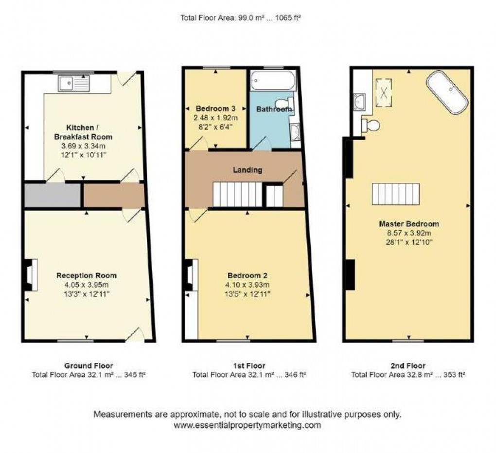 Floorplan for New Street, Westerham