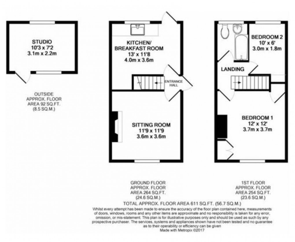 Floorplan for Sundridge, Nr Sevenoaks