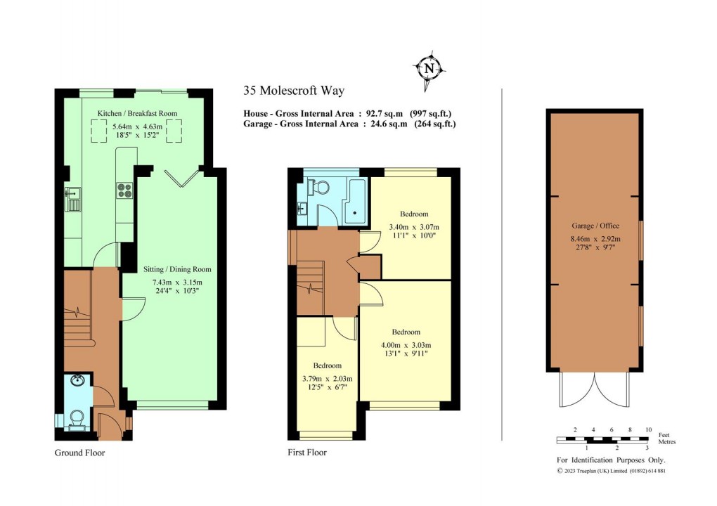 Floorplan for Molescroft Way, Tonbridge