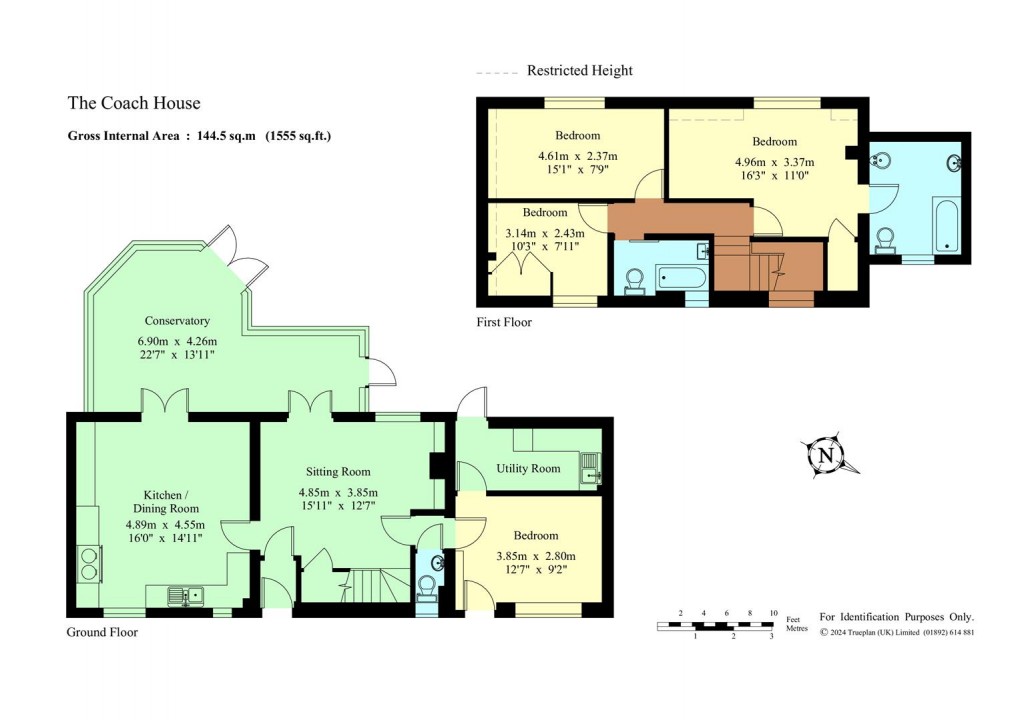 Floorplan for The Green, Leigh - Chain Free