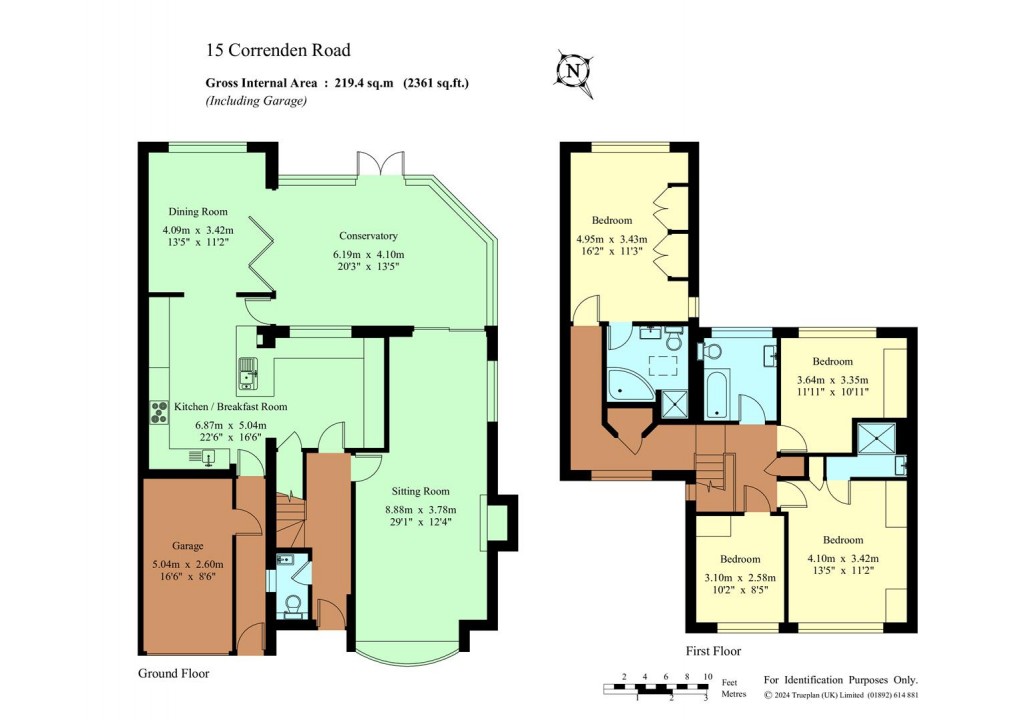 Floorplan for Correnden Road, Tonbridge/Hildenborough