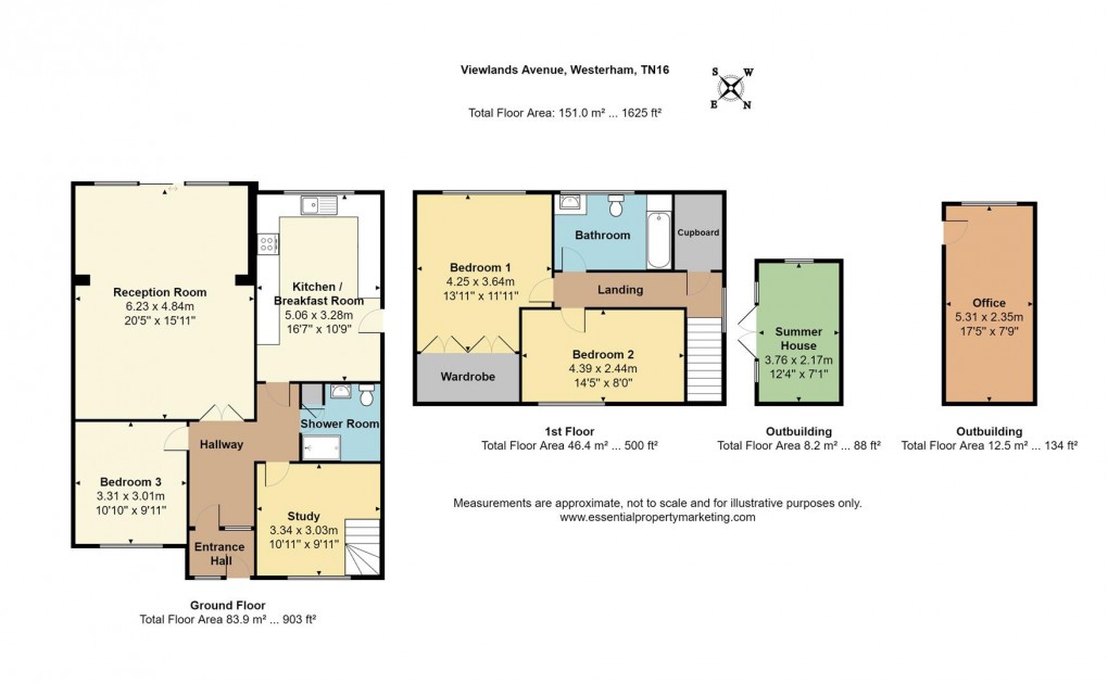 Floorplan for Viewlands Avenue, Westerham