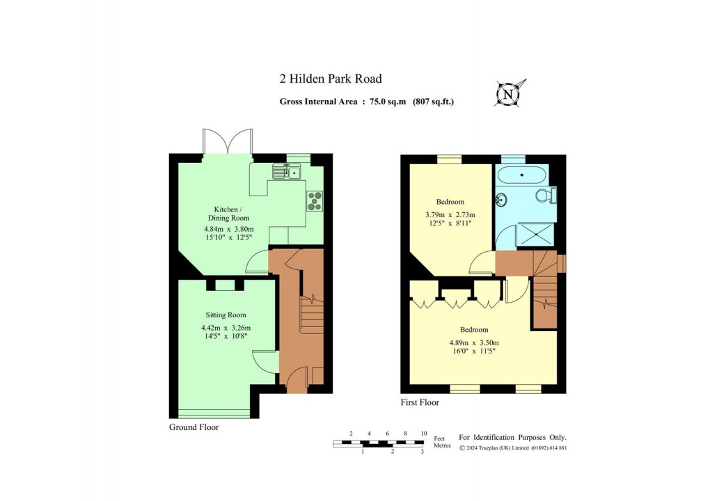 Floorplan for Hilden Park Road, Hildenborough