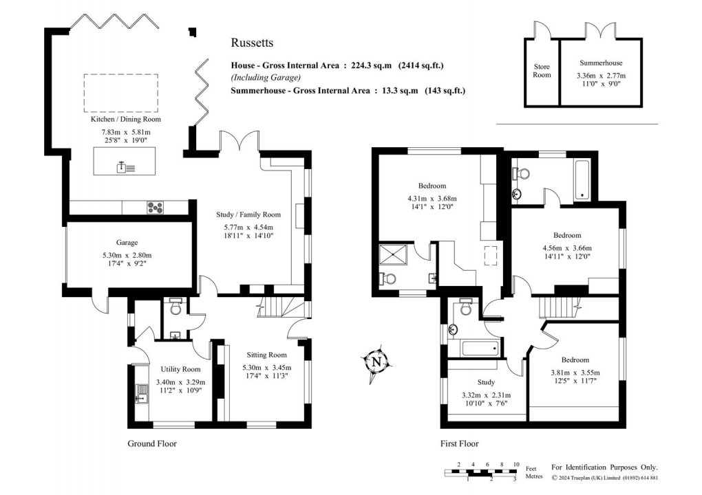 Floorplan for London Road, Westerham