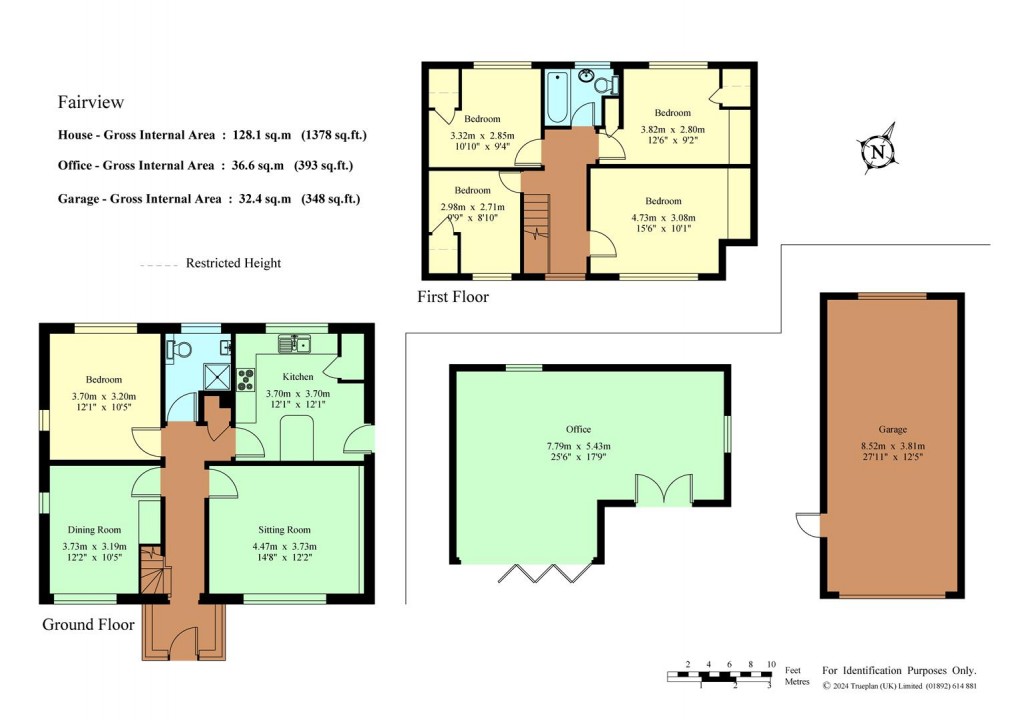 Floorplan for Burton Avenue, Leigh