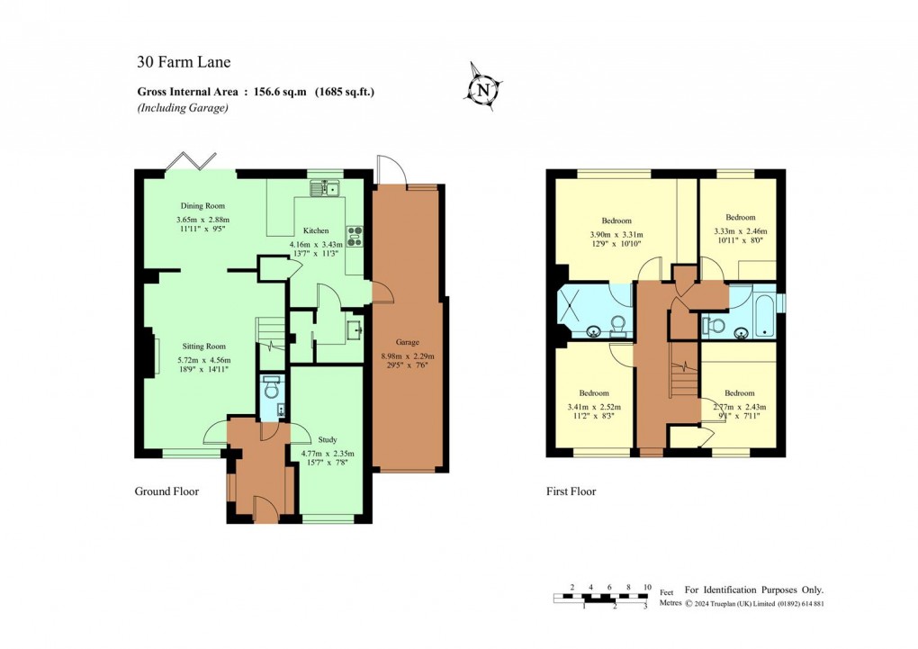 Floorplan for Farm Lane, Tonbridge