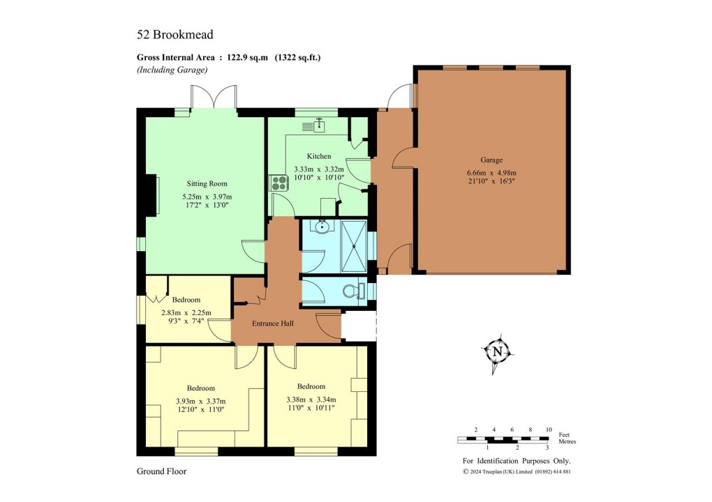 Floorplan for Brookmead, Hildenborough,