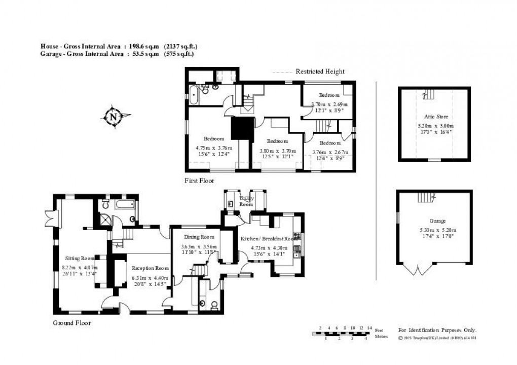 Floorplan for French Street, Westerham