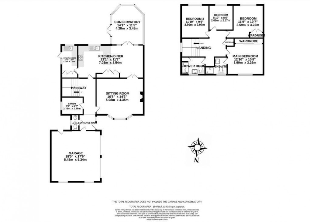 Floorplan for Ashbys Close, Edenbridge