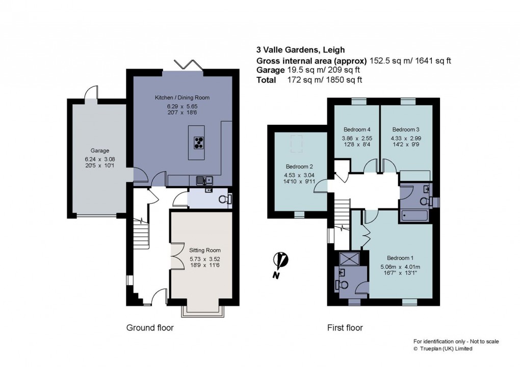 Floorplan for Valle Gardens, Leigh