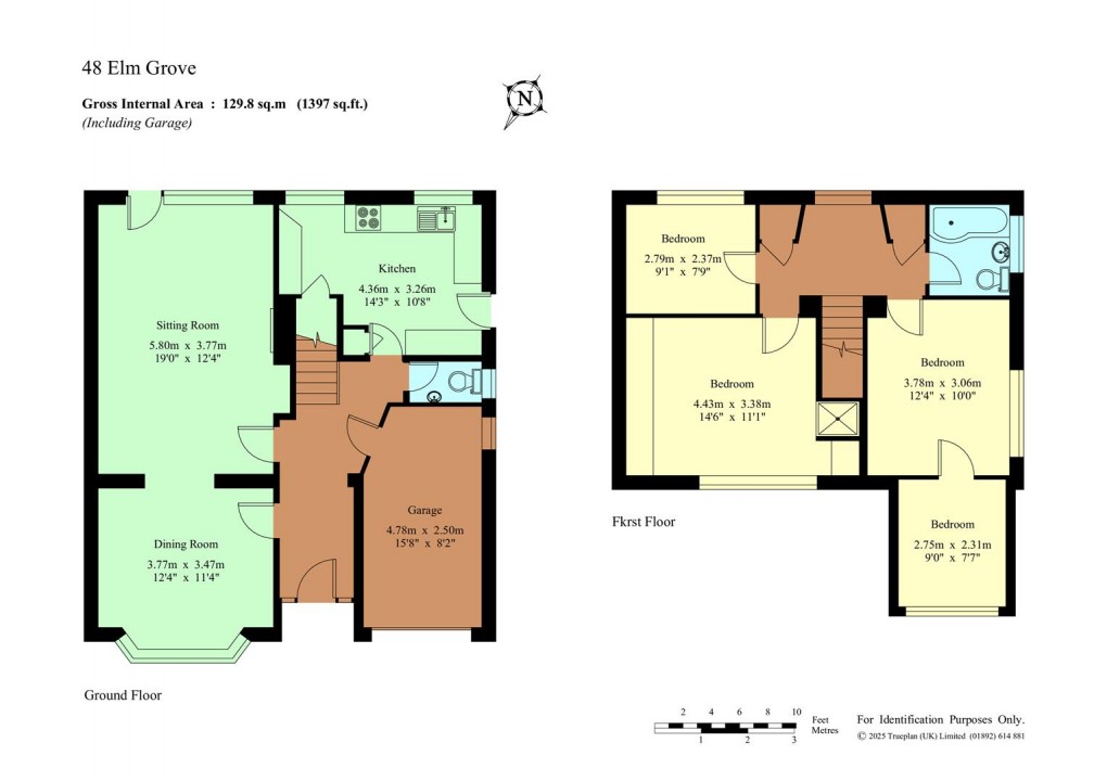 Floorplan for Elm Grove, Hildenborough, Tonbridge