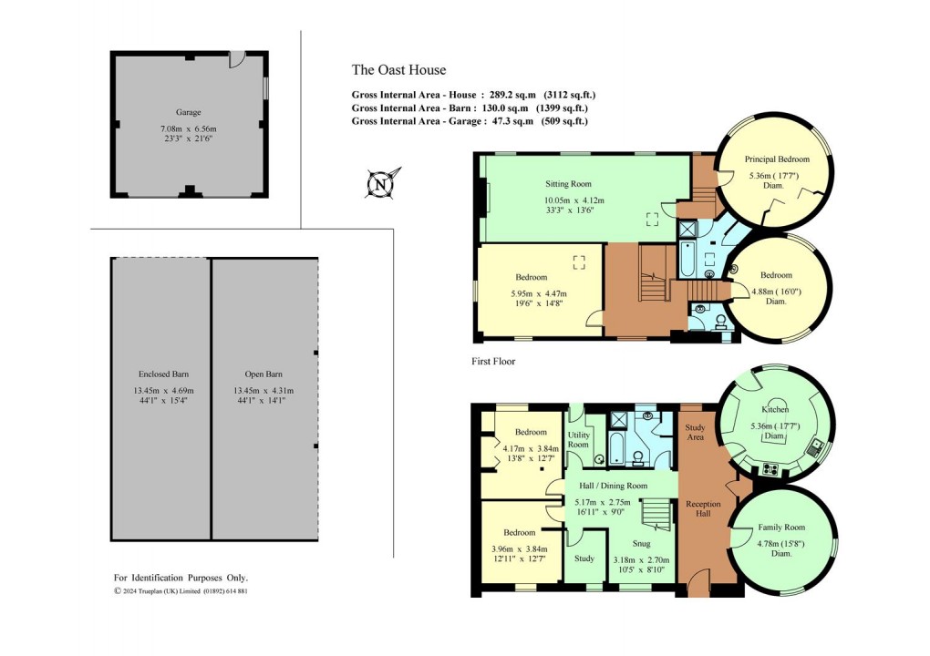 Floorplan for Forest Farm, Tonbridge